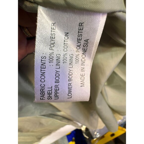 Gallery Womens Double-Breasted Coat XL Beige Tan Plaid Lining - Picture 4 of 13